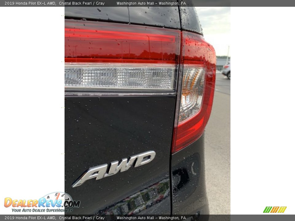 2019 Honda Pilot EX-L AWD Crystal Black Pearl / Gray Photo #25