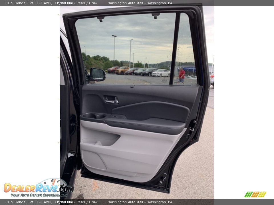 2019 Honda Pilot EX-L AWD Crystal Black Pearl / Gray Photo #26