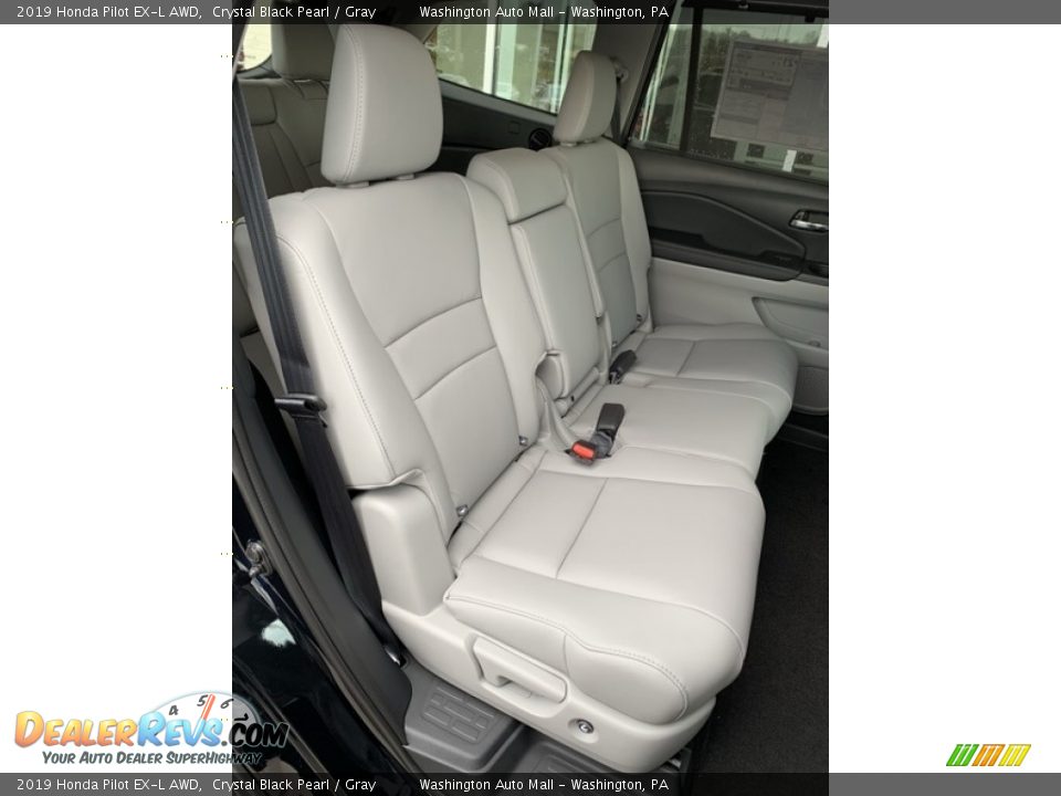 2019 Honda Pilot EX-L AWD Crystal Black Pearl / Gray Photo #27