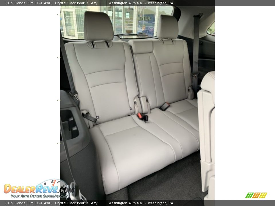 2019 Honda Pilot EX-L AWD Crystal Black Pearl / Gray Photo #29