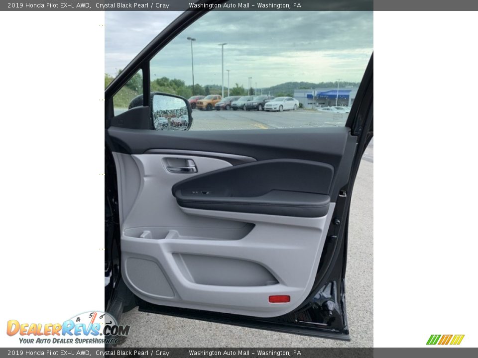 2019 Honda Pilot EX-L AWD Crystal Black Pearl / Gray Photo #31