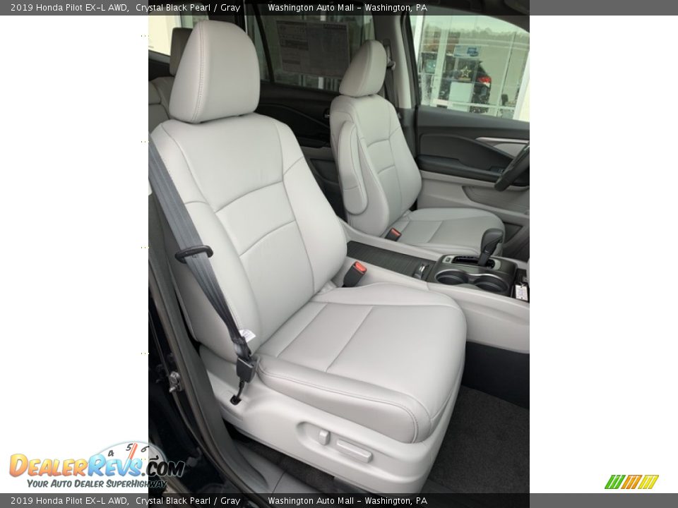 2019 Honda Pilot EX-L AWD Crystal Black Pearl / Gray Photo #32