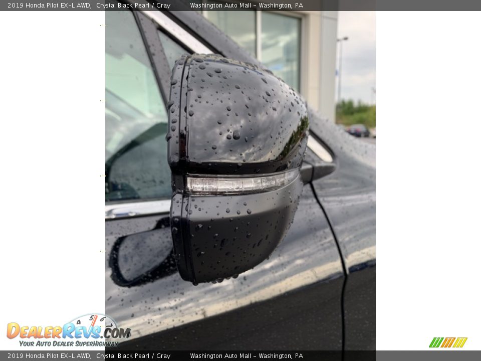 2019 Honda Pilot EX-L AWD Crystal Black Pearl / Gray Photo #34