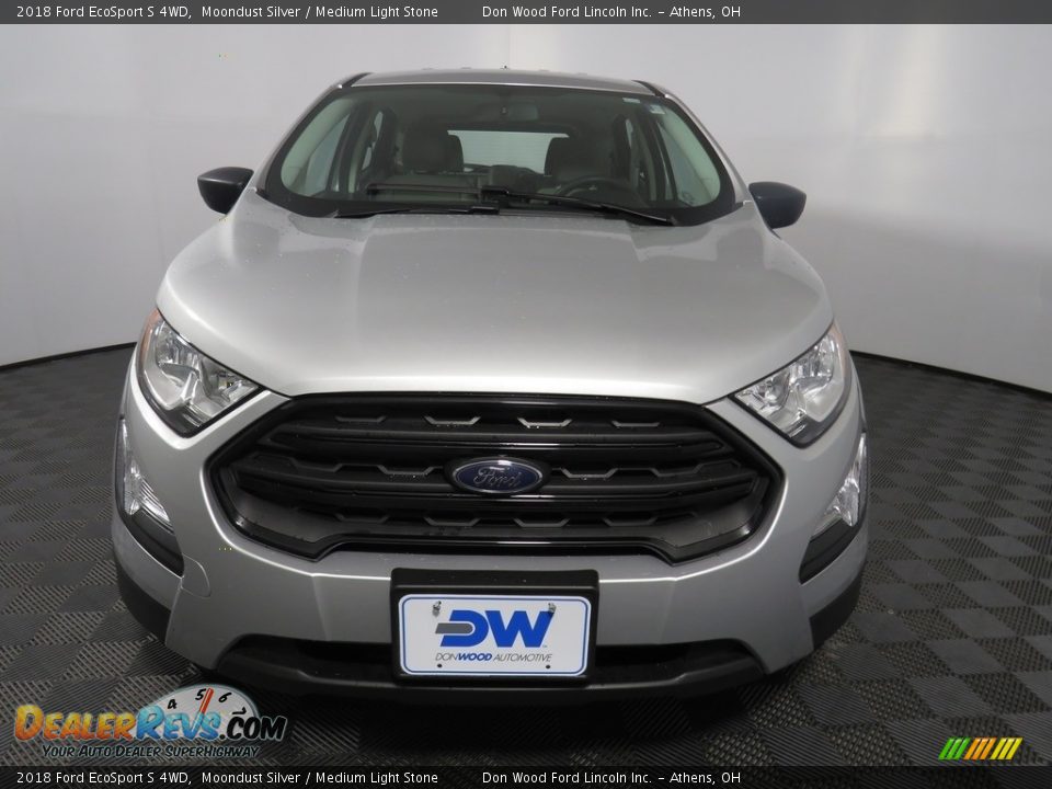 2018 Ford EcoSport S 4WD Moondust Silver / Medium Light Stone Photo #4