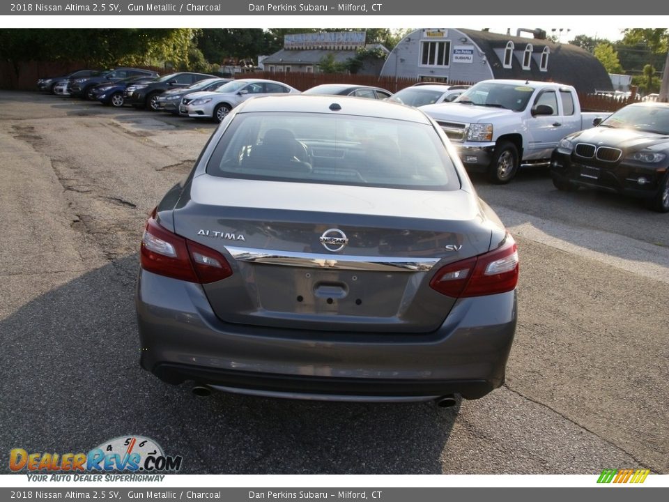 2018 Nissan Altima 2.5 SV Gun Metallic / Charcoal Photo #6