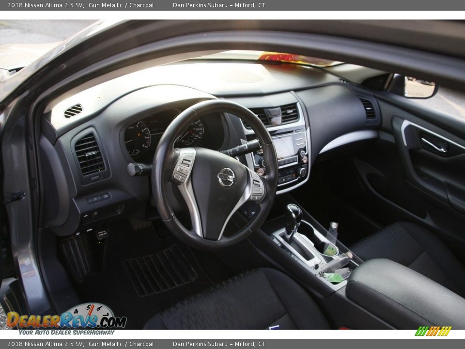 2018 Nissan Altima 2.5 SV Gun Metallic / Charcoal Photo #10