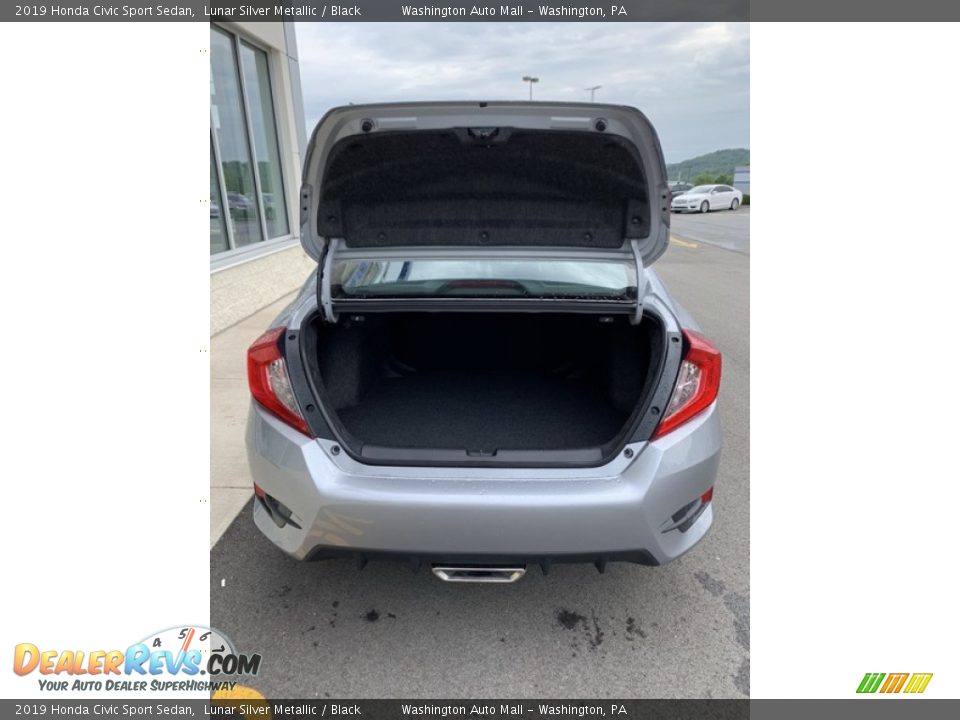 2019 Honda Civic Sport Sedan Lunar Silver Metallic / Black Photo #20