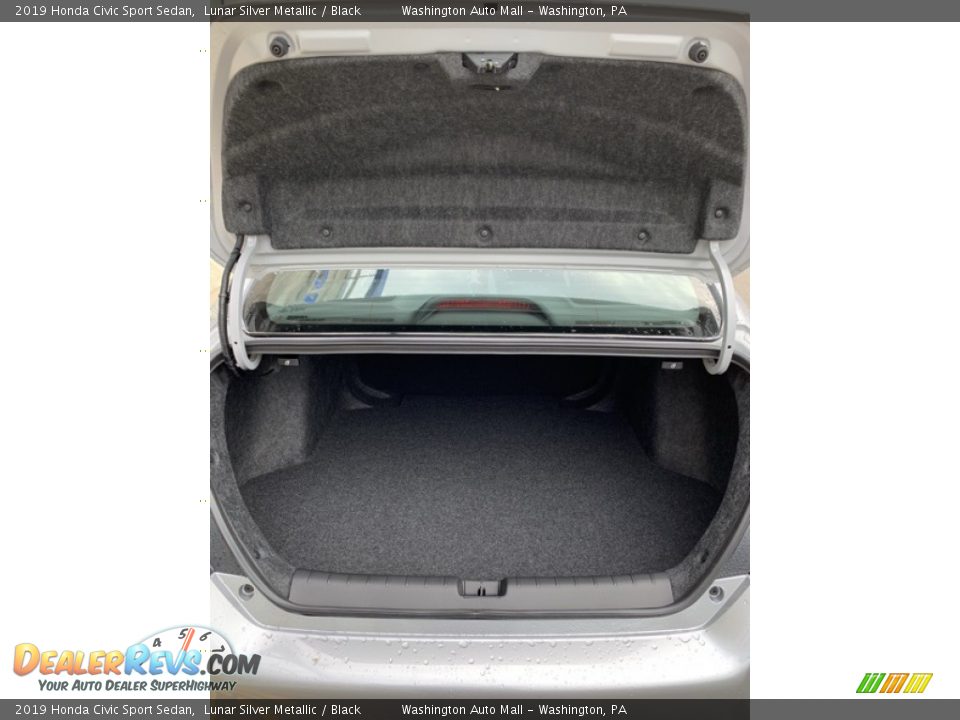 2019 Honda Civic Sport Sedan Lunar Silver Metallic / Black Photo #21