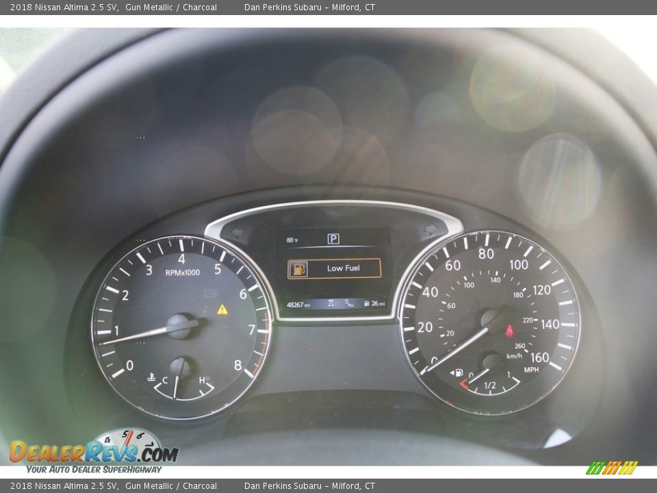 2018 Nissan Altima 2.5 SV Gun Metallic / Charcoal Photo #17