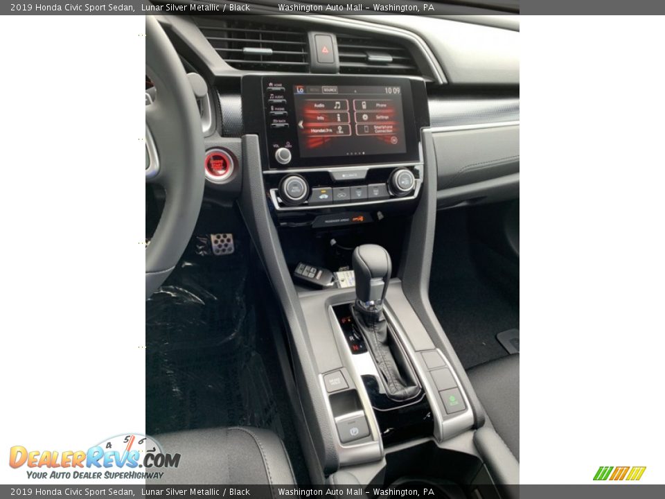 2019 Honda Civic Sport Sedan Lunar Silver Metallic / Black Photo #31