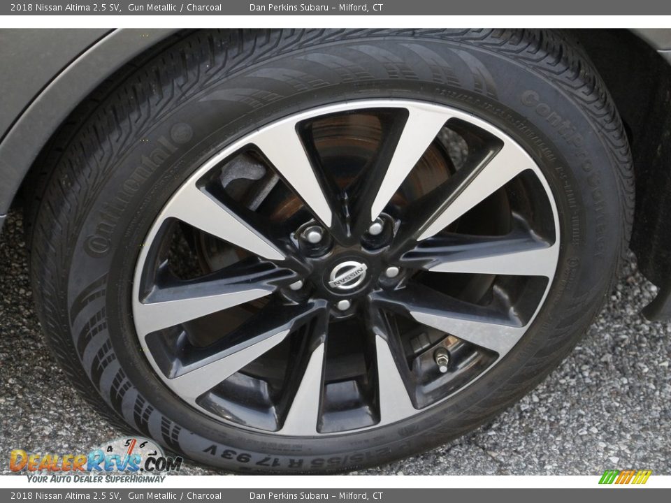 2018 Nissan Altima 2.5 SV Gun Metallic / Charcoal Photo #24