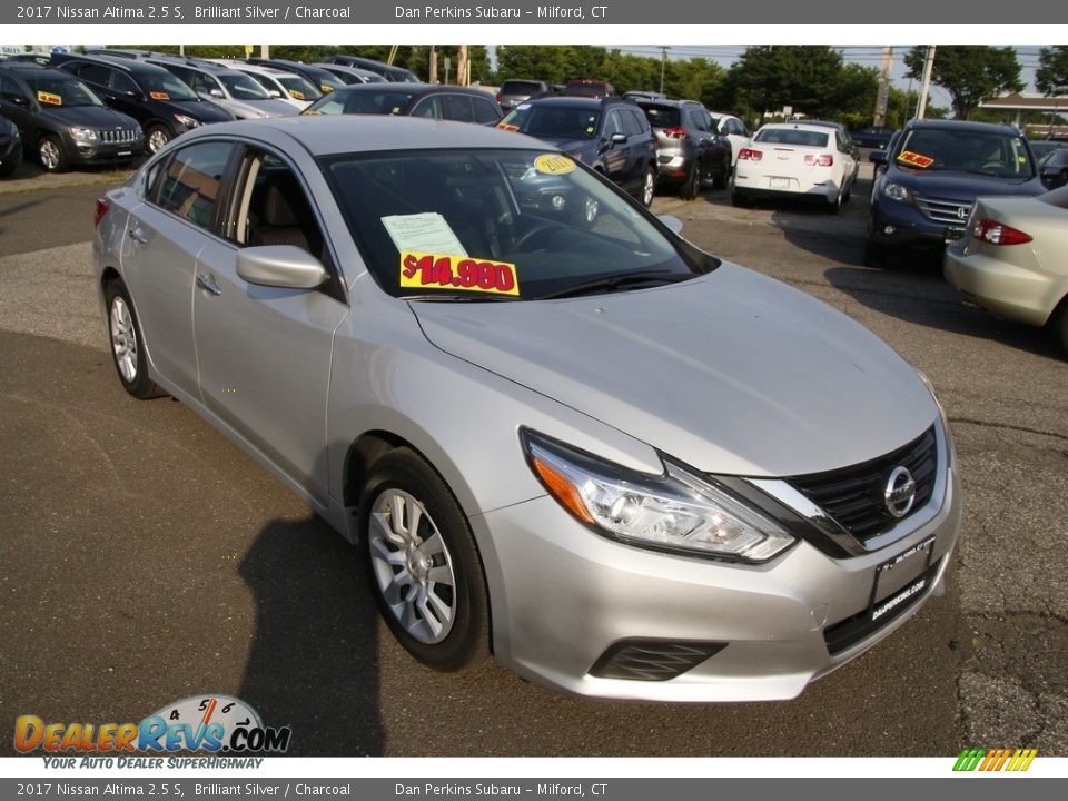 2017 Nissan Altima 2.5 S Brilliant Silver / Charcoal Photo #3