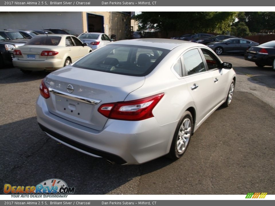 2017 Nissan Altima 2.5 S Brilliant Silver / Charcoal Photo #5