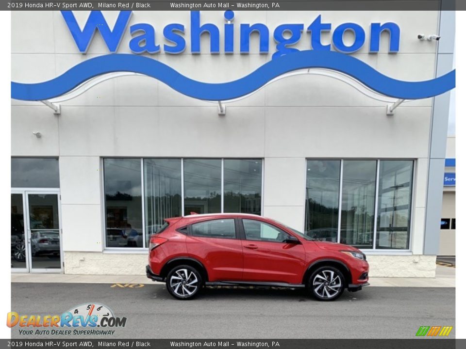 2019 Honda HR-V Sport AWD Milano Red / Black Photo #1