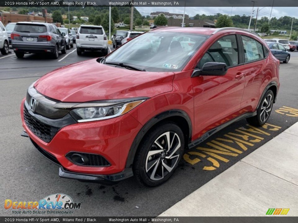 2019 Honda HR-V Sport AWD Milano Red / Black Photo #4