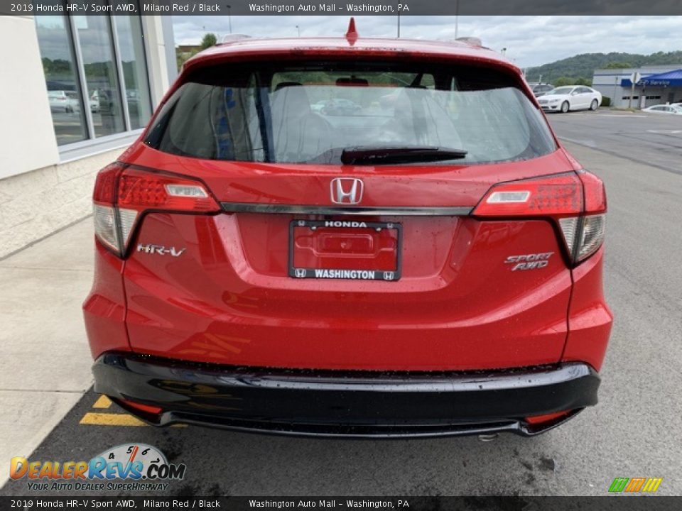 2019 Honda HR-V Sport AWD Milano Red / Black Photo #6