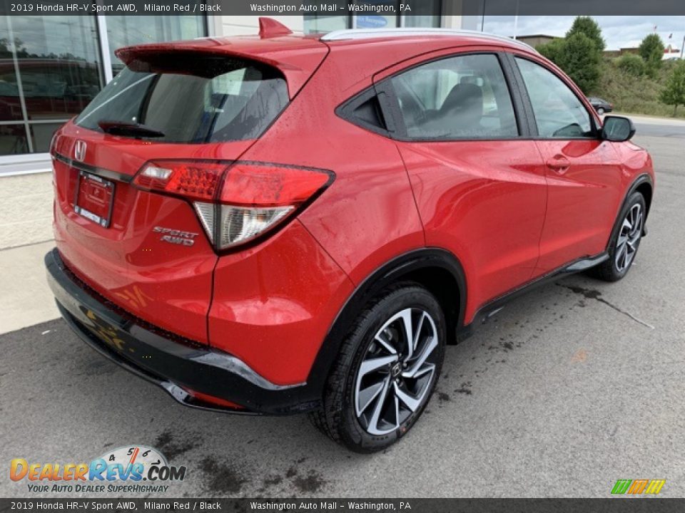 2019 Honda HR-V Sport AWD Milano Red / Black Photo #7