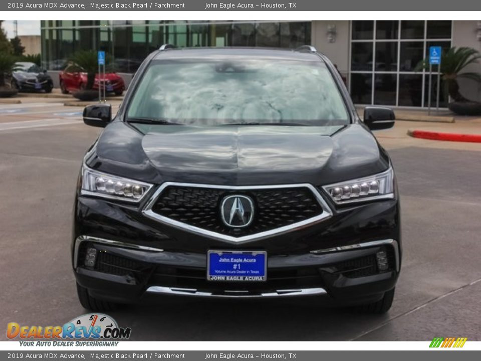 2019 Acura MDX Advance Majestic Black Pearl / Parchment Photo #2