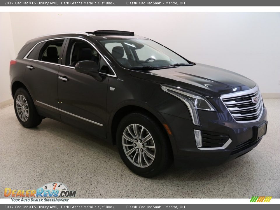 2017 Cadillac XT5 Luxury AWD Dark Granite Metallic / Jet Black Photo #1