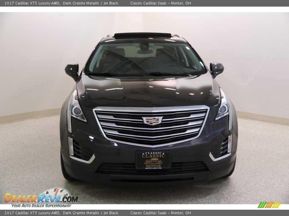 2017 Cadillac XT5 Luxury AWD Dark Granite Metallic / Jet Black Photo #2