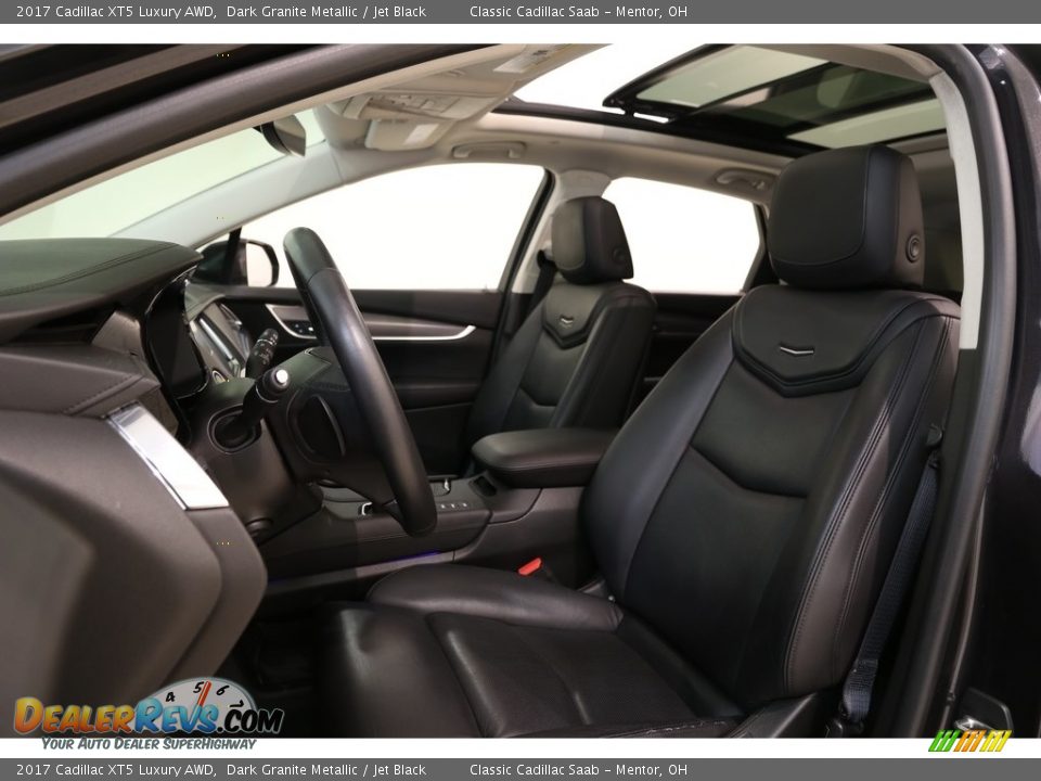 2017 Cadillac XT5 Luxury AWD Dark Granite Metallic / Jet Black Photo #5