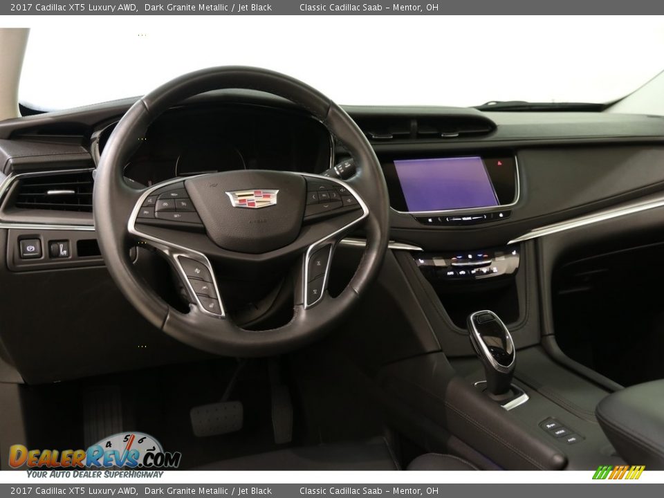 2017 Cadillac XT5 Luxury AWD Dark Granite Metallic / Jet Black Photo #6