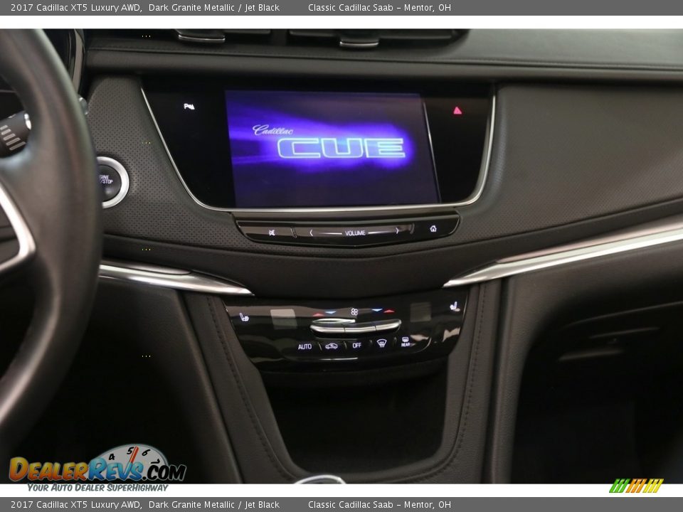 2017 Cadillac XT5 Luxury AWD Dark Granite Metallic / Jet Black Photo #9