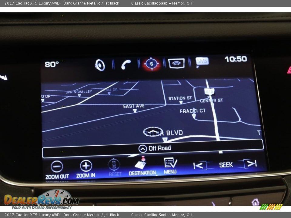 2017 Cadillac XT5 Luxury AWD Dark Granite Metallic / Jet Black Photo #12