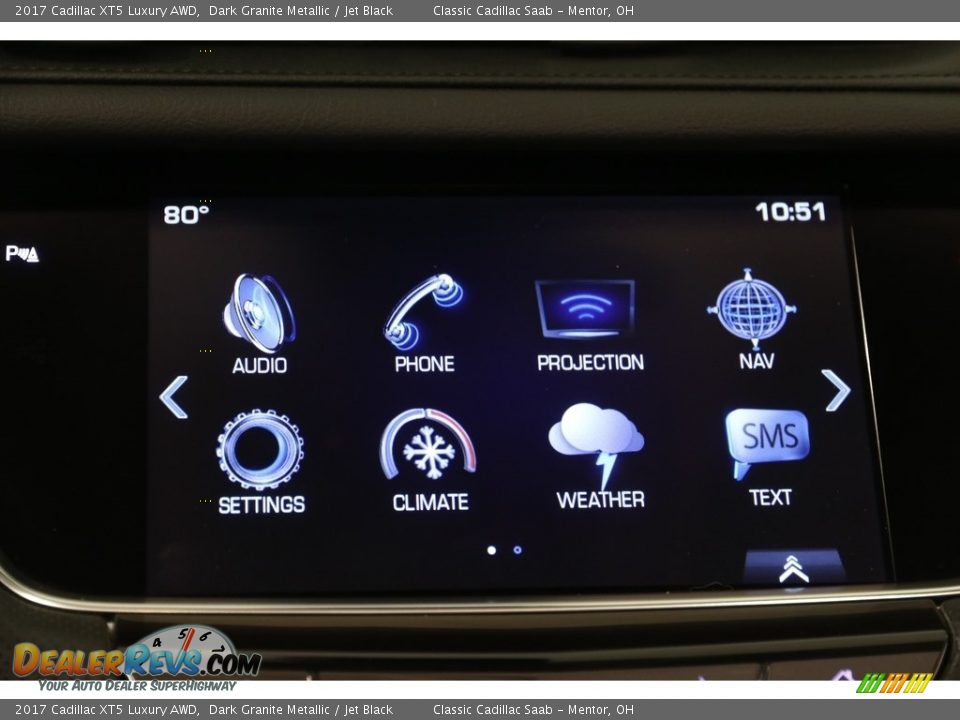 2017 Cadillac XT5 Luxury AWD Dark Granite Metallic / Jet Black Photo #13