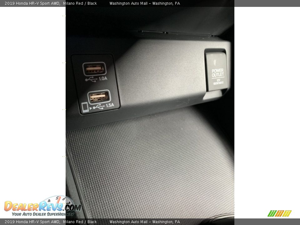 2019 Honda HR-V Sport AWD Milano Red / Black Photo #35