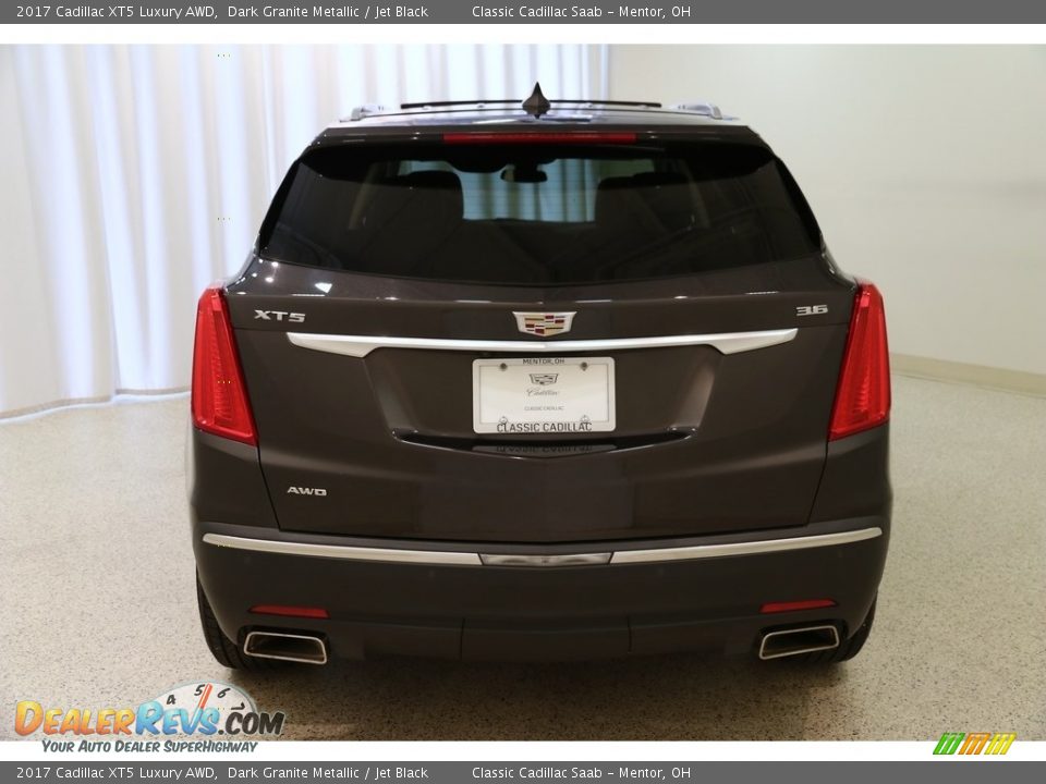 2017 Cadillac XT5 Luxury AWD Dark Granite Metallic / Jet Black Photo #21