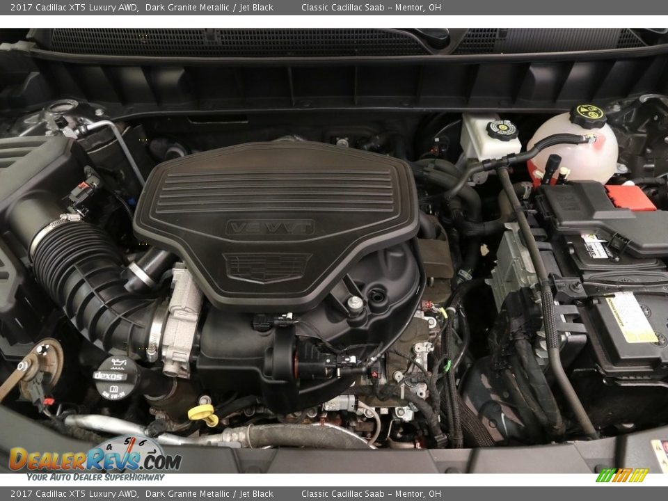2017 Cadillac XT5 Luxury AWD Dark Granite Metallic / Jet Black Photo #22