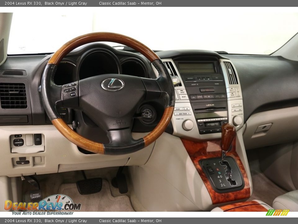 2004 Lexus RX 330 Black Onyx / Light Gray Photo #6