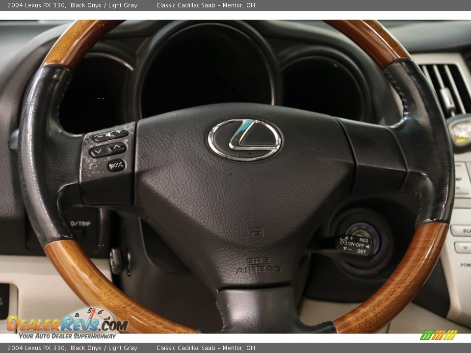 2004 Lexus RX 330 Black Onyx / Light Gray Photo #7