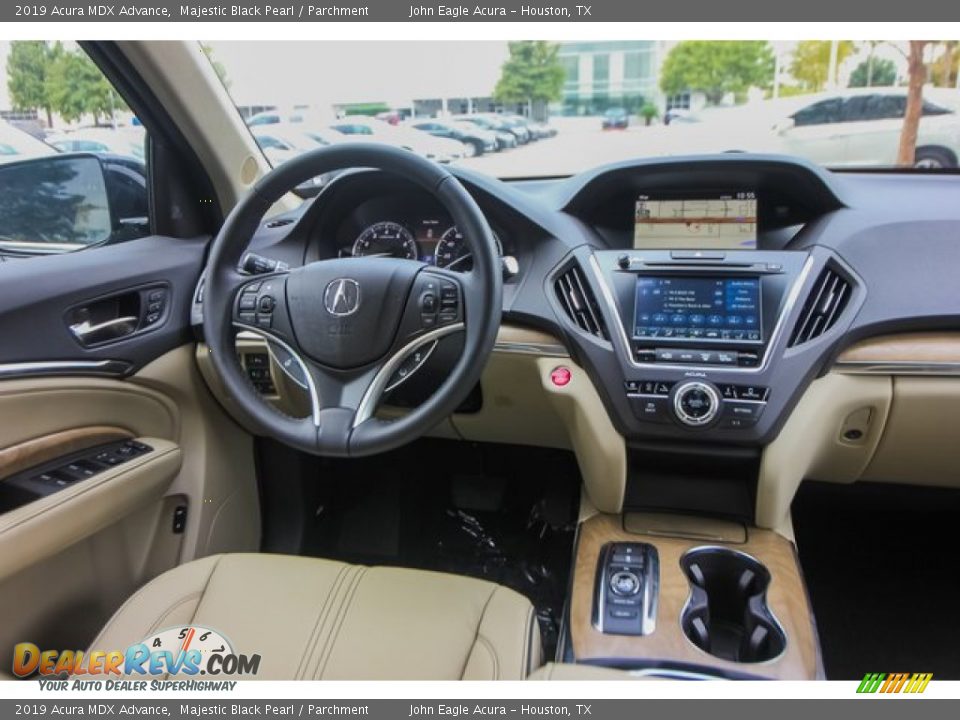 2019 Acura MDX Advance Majestic Black Pearl / Parchment Photo #30