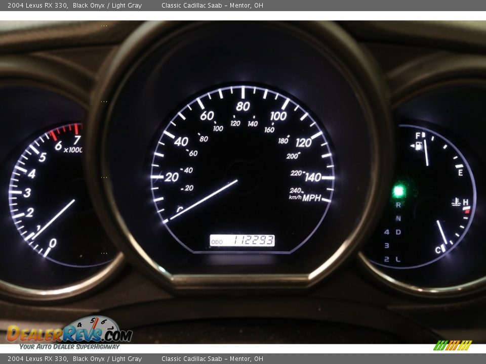 2004 Lexus RX 330 Black Onyx / Light Gray Photo #8