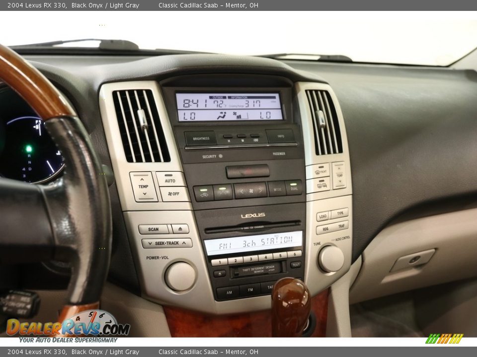 2004 Lexus RX 330 Black Onyx / Light Gray Photo #9
