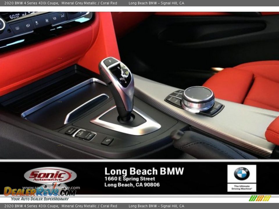 2020 BMW 4 Series 430i Coupe Mineral Grey Metallic / Coral Red Photo #6