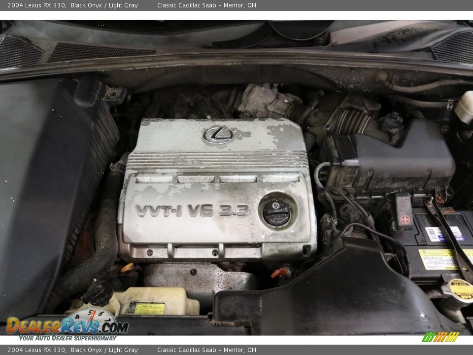 2004 Lexus RX 330 Black Onyx / Light Gray Photo #18