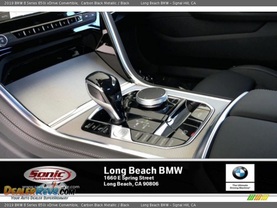 2019 BMW 8 Series 850i xDrive Convertible Carbon Black Metallic / Black Photo #6