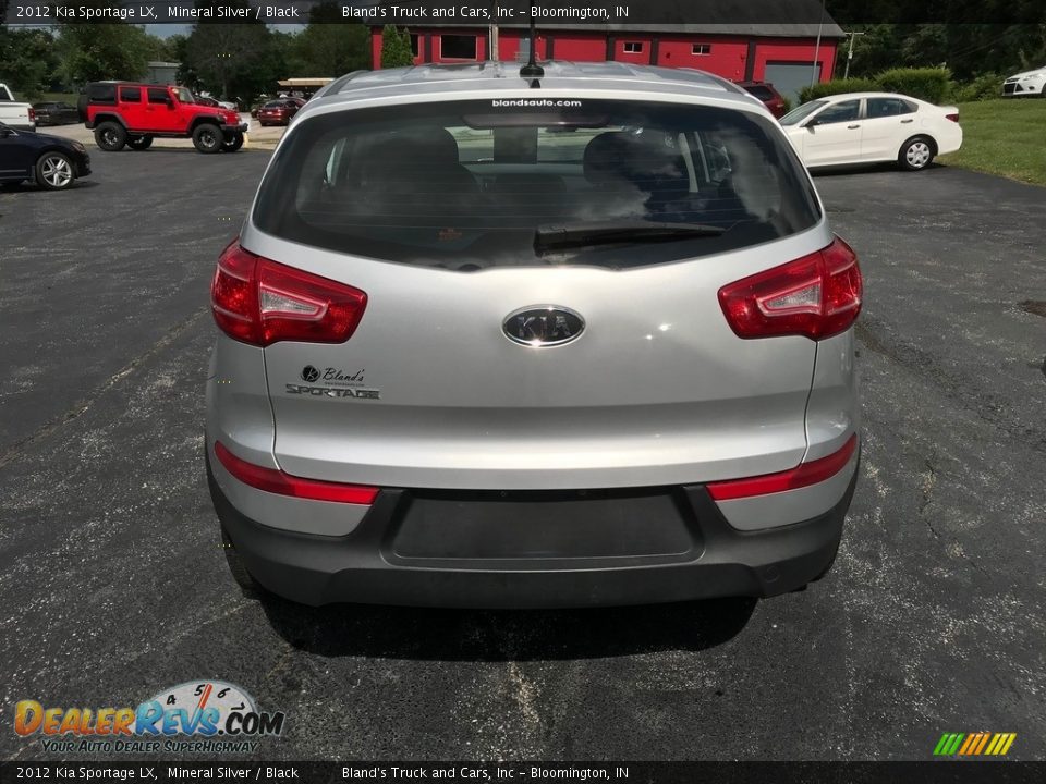 2012 Kia Sportage LX Mineral Silver / Black Photo #6