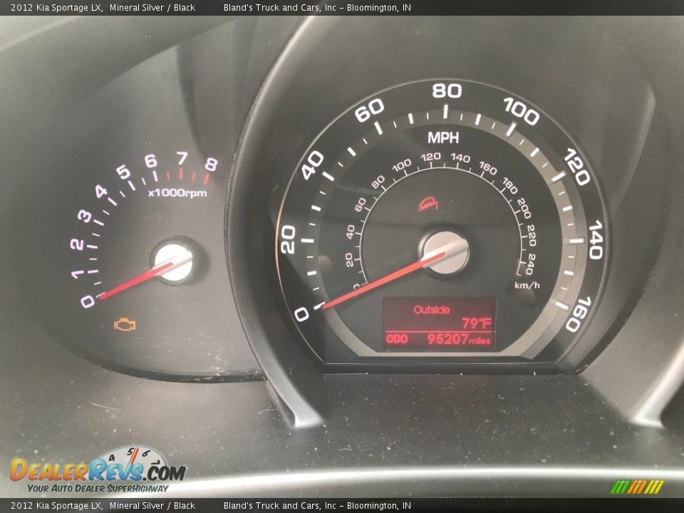 2012 Kia Sportage LX Mineral Silver / Black Photo #11