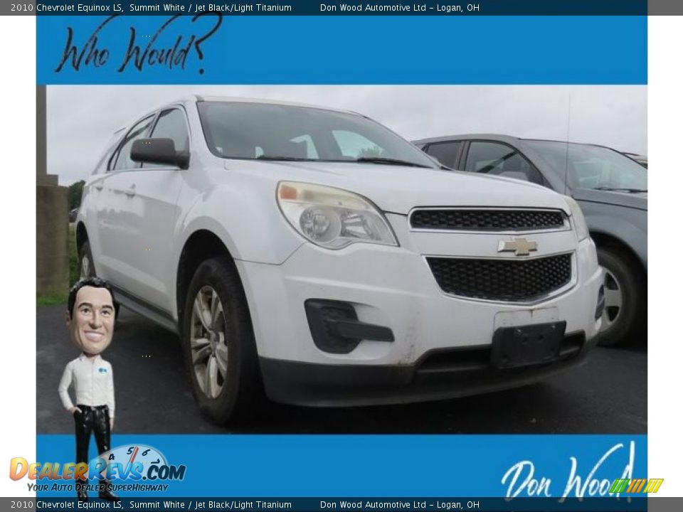 2010 Chevrolet Equinox LS Summit White / Jet Black/Light Titanium Photo #1