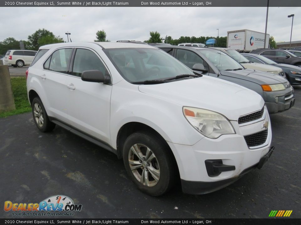 2010 Chevrolet Equinox LS Summit White / Jet Black/Light Titanium Photo #4