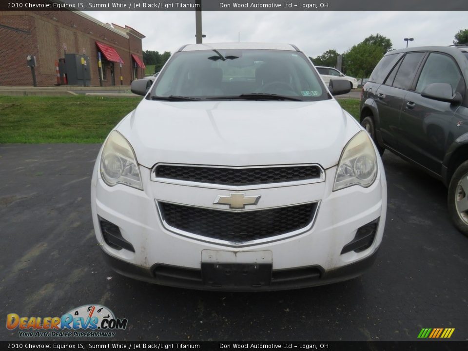 2010 Chevrolet Equinox LS Summit White / Jet Black/Light Titanium Photo #5