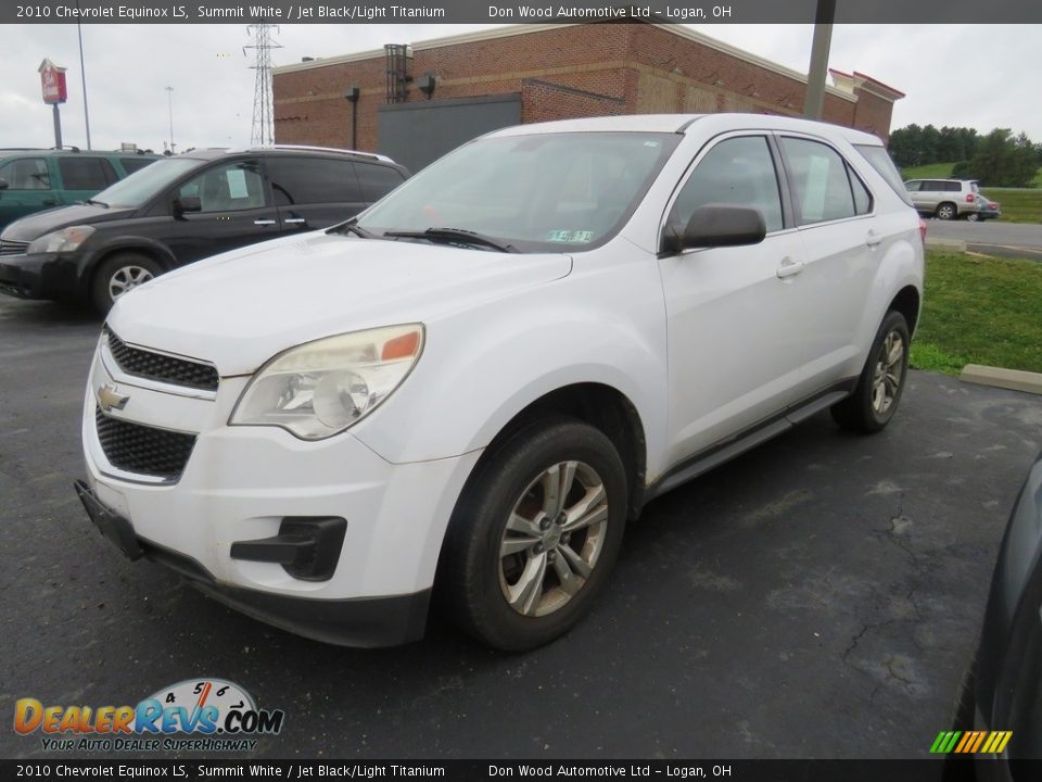 2010 Chevrolet Equinox LS Summit White / Jet Black/Light Titanium Photo #8