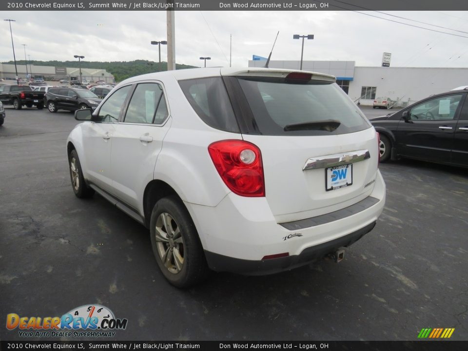 2010 Chevrolet Equinox LS Summit White / Jet Black/Light Titanium Photo #11