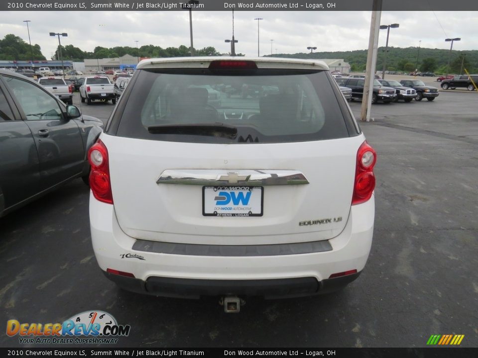 2010 Chevrolet Equinox LS Summit White / Jet Black/Light Titanium Photo #12