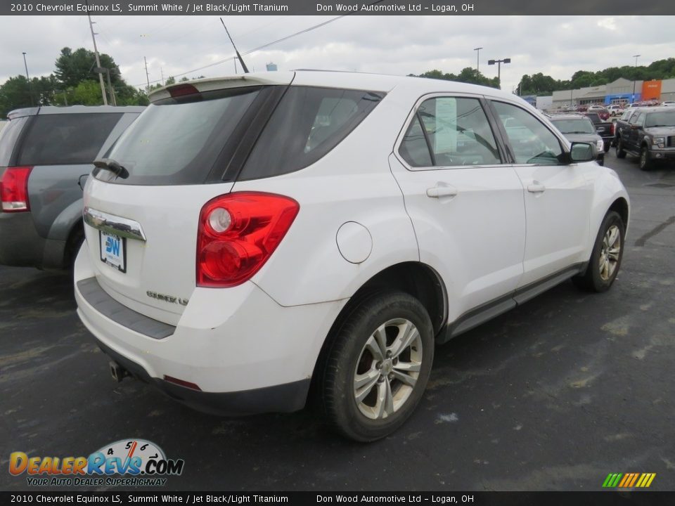 2010 Chevrolet Equinox LS Summit White / Jet Black/Light Titanium Photo #15