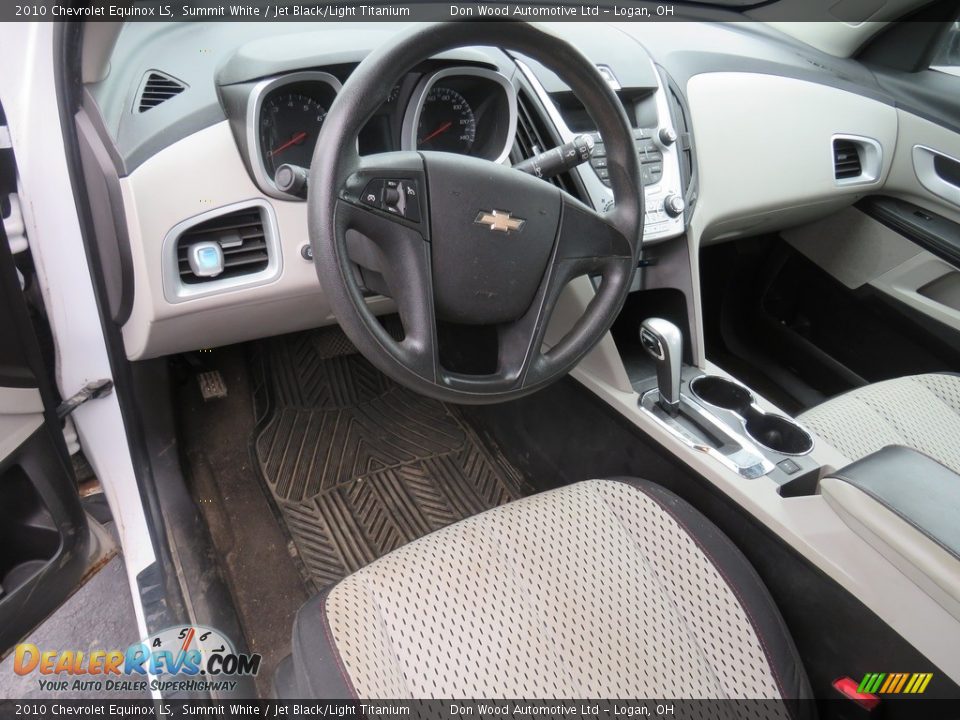 2010 Chevrolet Equinox LS Summit White / Jet Black/Light Titanium Photo #20